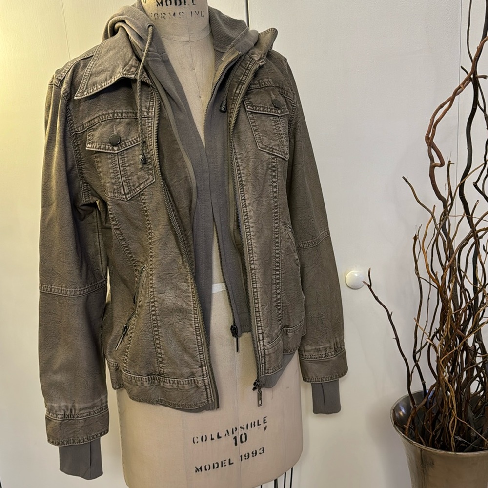 Women's Brown Bomber Jacket